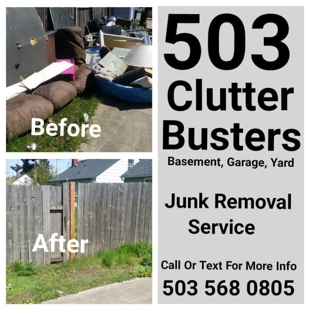 Affordable Junk Removal Portland by 503 Clutter Busters"