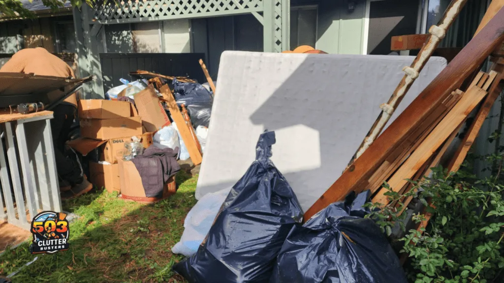 Efficiently clear unwanted items from residences or properties before moving or selling. We handle old furniture, appliances, and general household junk, preparing your space for its next chapter. 503 Clutter Busters 1